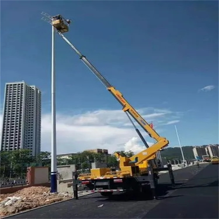 阳日镇维修路灯的曲臂升降车出租