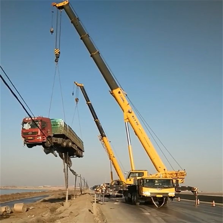 阳日镇吊车怎么吊货车